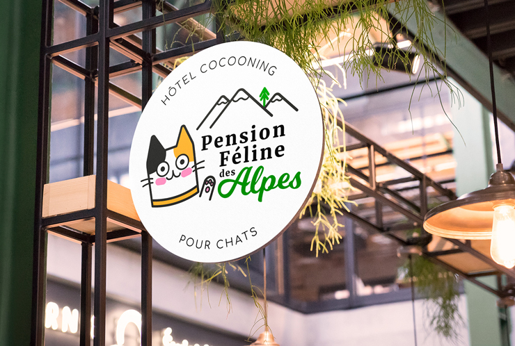 Pension Féline des Alpes — Branding
