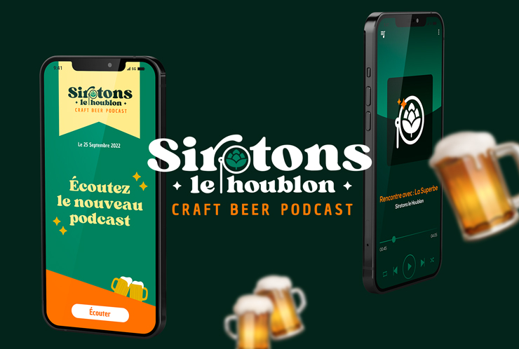 Sirotons Le Houblon — Podcast Branding